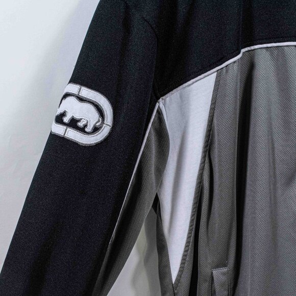 Ecko Unltd Rhino Logo Zip Up Track Jacket 3XL Y2K Hip Hop Streetwear - Picture 5 of 8